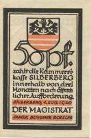 Silberberg (heute: PL-Stoszowice) - Stadt - 1.8.1920 - 50 Pfennig