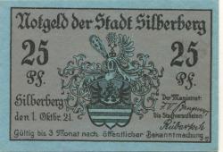 Silberberg (heute: PL-Stoszowice) - Stadt - 1.10.1921 - 25 Pfennig