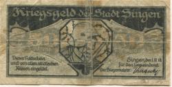 Singen - Stadt - 1.4.1918 - 50 Pfennig