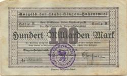 Singen - Stadt - 6.11.1923 - 100 Milliarden Mark