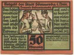 Sömmerda - Stadt - 1.8.1921 - 50 Pfennig