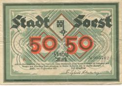 Soest - Stadt - 11.11.1922 - 50 Mark