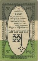 Soest - Städtische Sparkasse - Oktober 1919 - 50 Pfennig