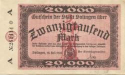 Solingen - Stadt - 10.7.1923 - 20000 Mark