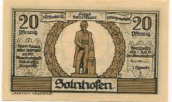 Solnhofen - Gemeinde - 1.7.1921 - 20 Pfennig