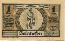 Solnhofen - Gemeinde - 1.7.1921 - 1 Mark