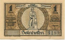 Solnhofen - Gemeinde - 1.7.1921 - 1 Mark