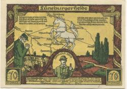 Soltau - Heimatbund Lohengau - - Ende 1921 - 70 Pfennig