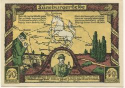 Soltau - Heimatbund Lohengau - - Ende 1921 - 90 Pfennig