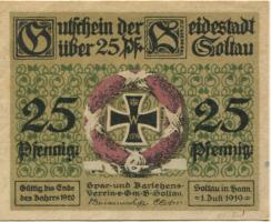 Soltau - Spar- Darlehns-Verein eGmbH - 1.7.1919 - Ende 1920 - 25 Pfennig