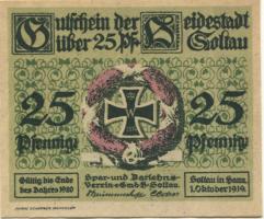 Soltau - Spar- Darlehns-Verein eGmbH - 1.10.1919 - Ende 1920 - 25 Pfennig