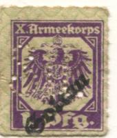 Soltau - X.Armeekorps, Gefangenenlager - -- - 1 Pfennig