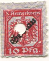 Soltau - X.Armeekorps, Gefangenenlager - -- - 10 Pfennig