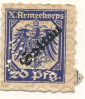 Soltau - X.Armeekorps, Gefangenenlager - -- - 20 Pfennig