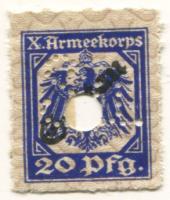 Soltau - X.Armeekorps, Gefangenenlager - -- - 20 Pfennig