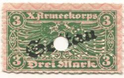 Soltau - X.Armeekorps, Gefangenenlager - -- - 3 Mark
