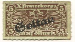 Soltau - X.Armeekorps, Gefangenenlager - -- - 5 Mark