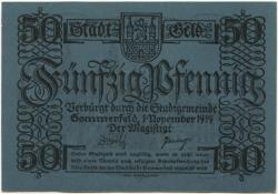 Sommerfeld (heute: PL-Lubsko) - Stadt - 1.11.1919 - 50 Pfennig