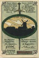 Sonderburg (heute: DK-Sønderborg) - Stadt - 20.3.1920 - 50 Pfennig
