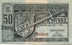 Sondershausen - Stadt - 1.7.1918 - 50 Pfennig