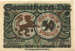 Sonneberg - Stadt - - 1.7.1922 - 50 Pfennig