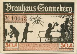 Sonneberg - Brauhaus - 1921 - 50 Pfennig