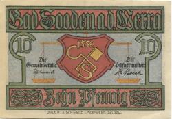 Sooden (Bad) - Gemeinde - -- - 10 Pfennig