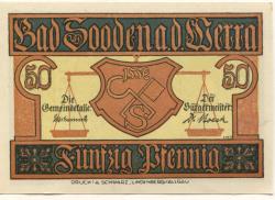 Sooden (Bad) - Gemeinde - -- - 50 Pfennig