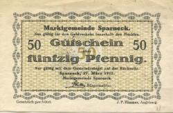 Sparneck - Marktgemeinde - 27.3.1917 - 50 Pfennig
