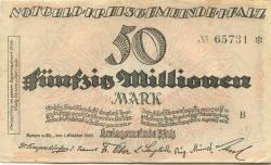 Speyer - Kreisgemeinde Pfalz - 1.10.1923 - 1.4.1924 - 50 Millionen Mark