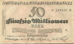 Speyer - Kreisgemeinde Pfalz - 1.10.1923 - 1.4.1924 - 50 Millionen Mark