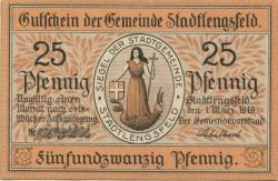 Stadtlengsfeld (heute: Dermbach) - Gemeinde - 1.9.1919 - 25 Pfennig