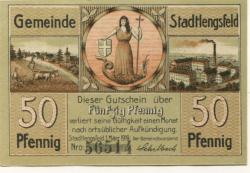 Stadtlengsfeld (heute: Dermbach) - Gemeinde - 1.9.1919 - 50 Pfennig 