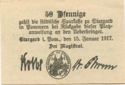 Stargard - Stadt - 15.1.1917 - 50 Pfennig 