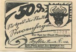 Stavenhagen - Stadt - -- - 50 Pfennig