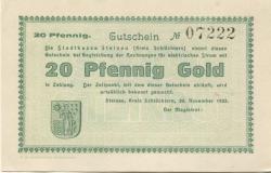 Steinau - Stadt - 20.12.1923 - 20 Gold-Pfennig