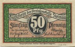 Steinau (heute: PL-Scinawa) - Kreissparkasse - -- - 50 Pfennig 