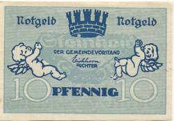 Steinheid (heute: Neuhaus) - Gemeinde - 1920 - 10 Pfennig