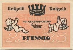 Steinheid (heute: Neuhaus) - Gemeinde - 1920 - 25 Pfennig