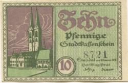 Stendal - Stadt - 30.11.1920 - 31.12.1921 - 10 Pfennig