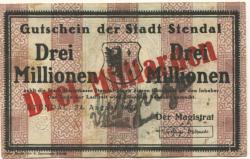 Stendal - Stadt - -- - 3 Milliarden Mark