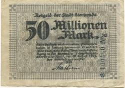 Sterkrade (heute: Oberhausen) - Stadt - 20.8.1923 - 50 Millionen Mark