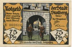 Stolberg (heute: Südharz) - Stadt - -- - 75 Pfennig 