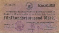 Stollberg - Amtshauptmannschaft - 9.8.1923 - 500000 Mark
