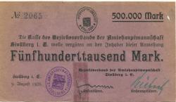 Stollberg - Amtshauptmannschaft - 9.8.1923 - 500000 Mark 