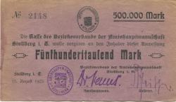 Stollberg - Amtshauptmannschaft - 15.8.1923 - 500000 Mark