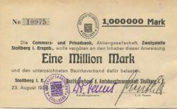 Stollberg - Amtshauptmannschaft - 23.8.1923 - 1 Million Mark 