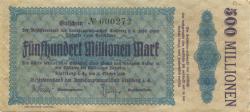Stollberg - Amtshauptmannschaft - 12.10.1923 - 500 Millionen Mark 