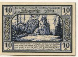 Stützerbach (heute: Ilmenau) - Gemeinde (Weimarer Anteil) - Juni 1921 - 10 Pfennig 