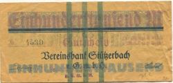 Stützerbach (heute: Ilmenau) - Vereinsbank eGmbH - -- - 100000 Mark 